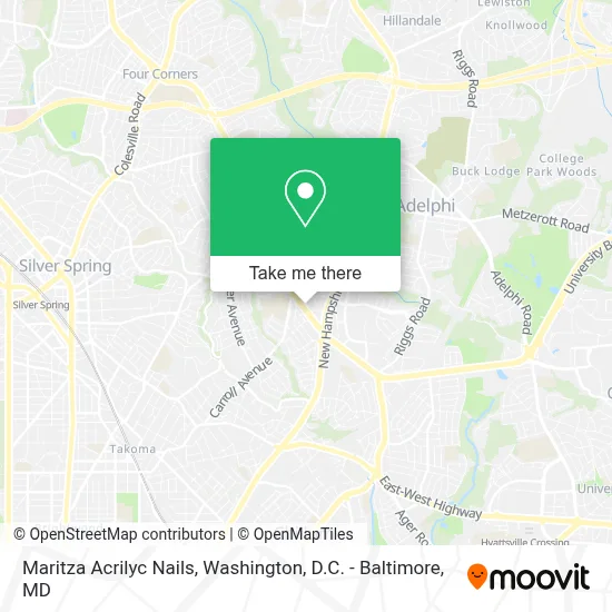 Maritza  Acrilyc Nails map