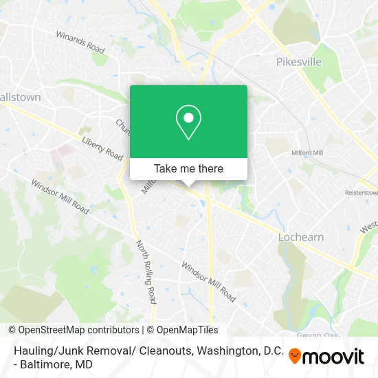 Hauling / Junk Removal/ Cleanouts map