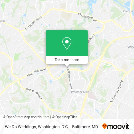 We Do Weddings map