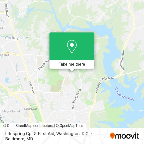 Lifespring Cpr & First Aid map