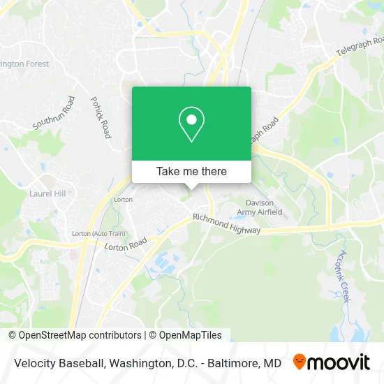 Velocity Baseball map