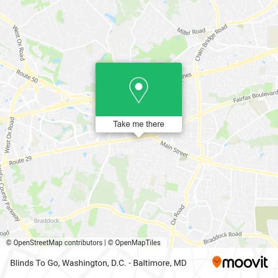 Blinds To Go map
