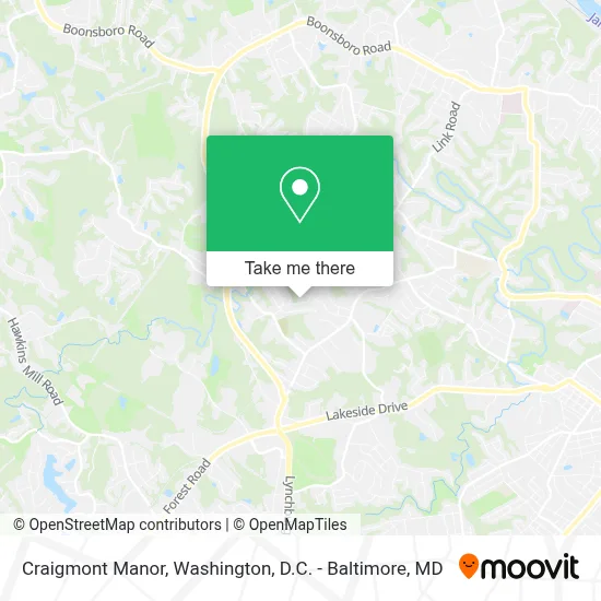 Craigmont Manor map