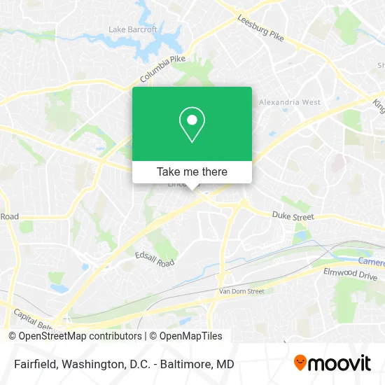 Fairfield map