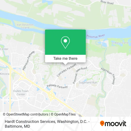 Hardt Construction Services map