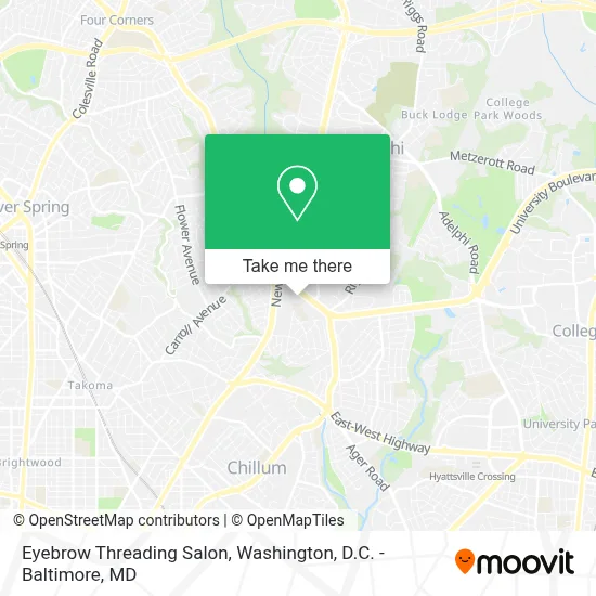 Eyebrow Threading Salon map