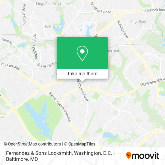 Fernandez & Sons Locksmith map