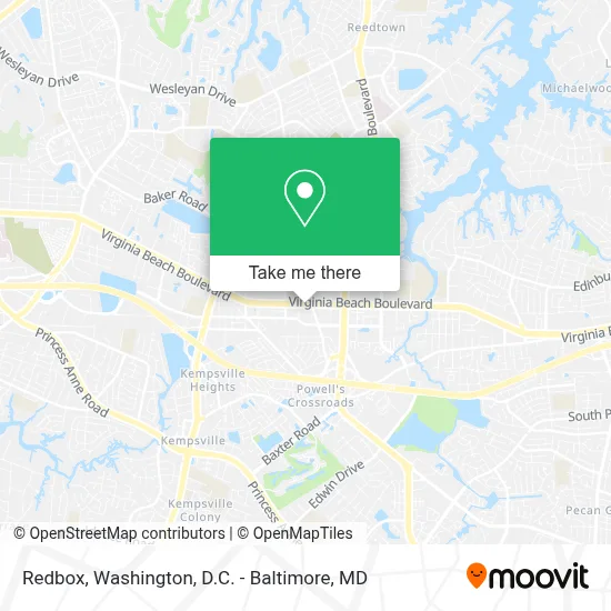 Redbox map