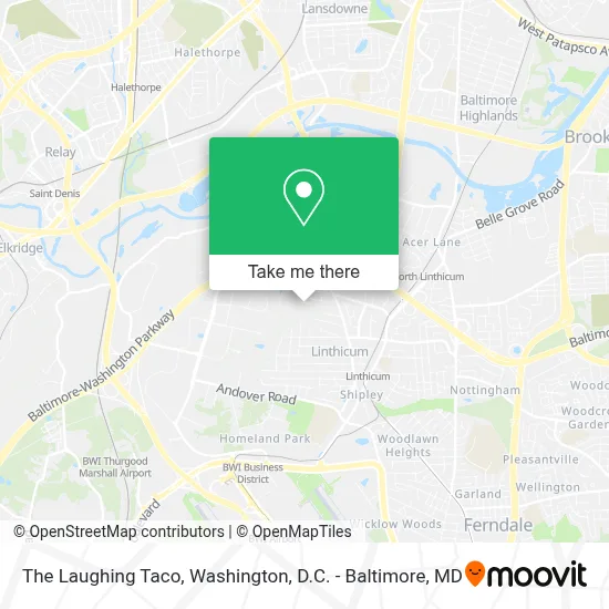 The Laughing Taco map
