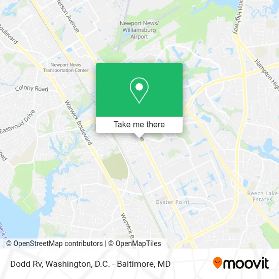 Dodd Rv map
