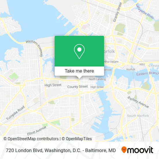 720 London Blvd map