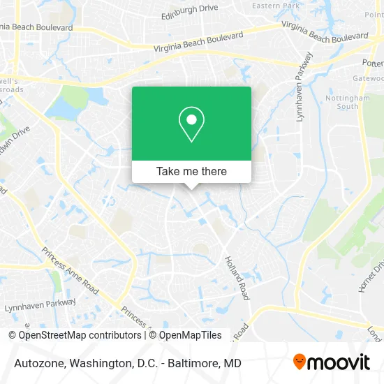 Autozone map