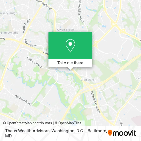 Theus Wealth Advisors map