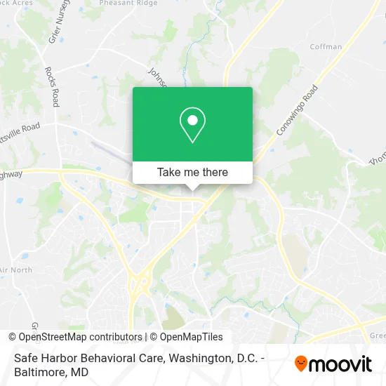 Safe Harbor Behavioral Care map