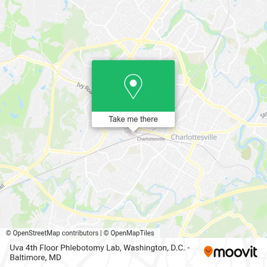 Uva 4th Floor Phlebotomy Lab map