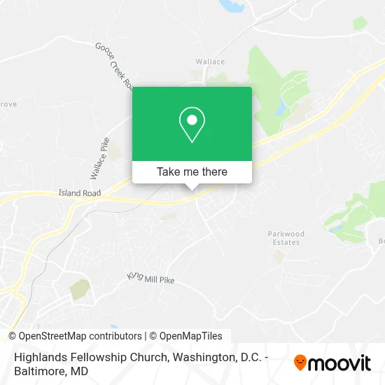 Highlands Fellowship Church map