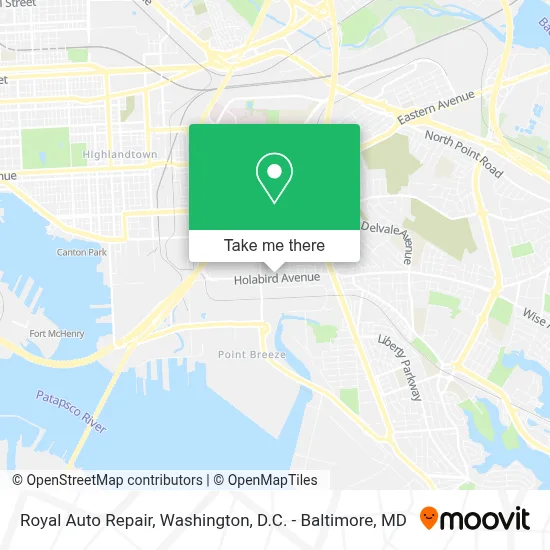 Royal Auto Repair map