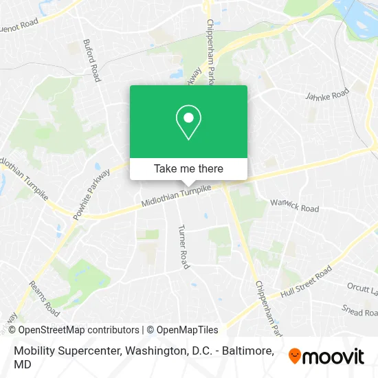 Mobility Supercenter map