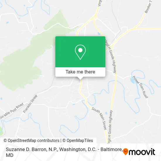 Suzanne D. Barron, N.P. map