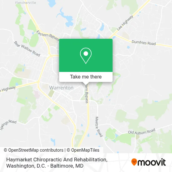Haymarket Chiropractic And Rehabilitation map