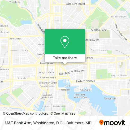 M&T Bank Atm map