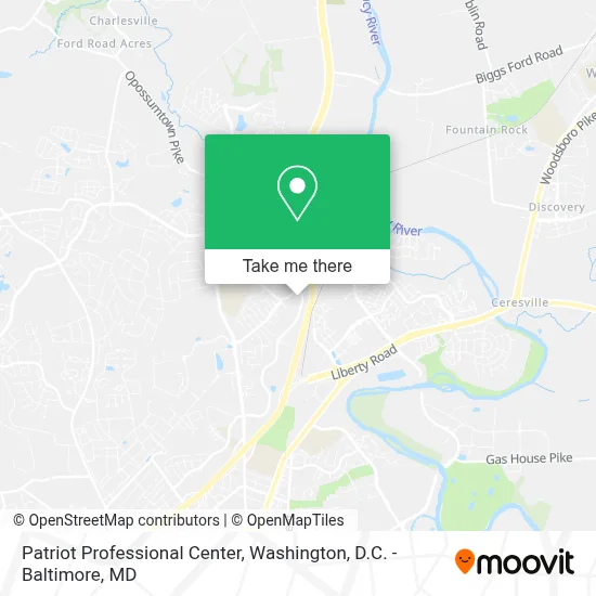 Patriot Professional Center map