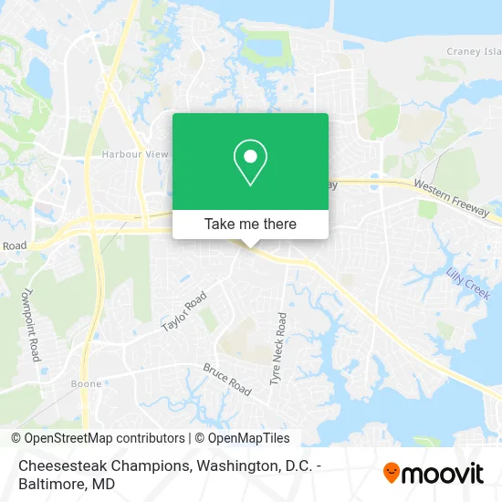 Cheesesteak Champions map