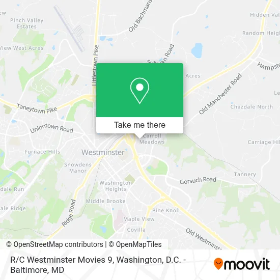 R/C Westminster Movies 9 map