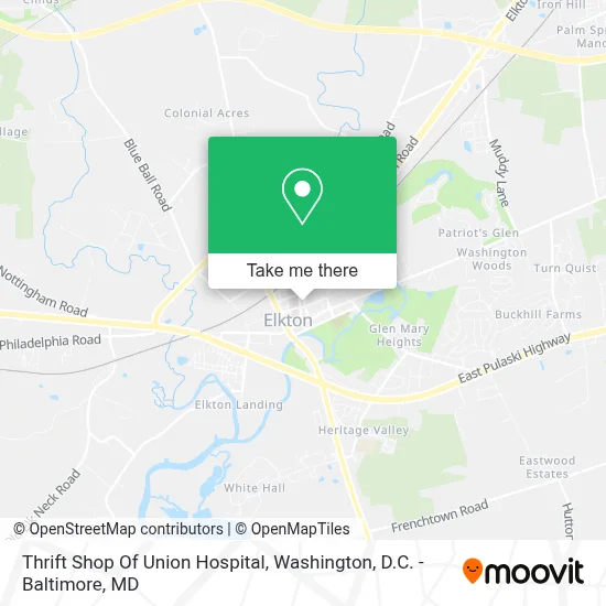 Thrift Shop Of Union Hospital map