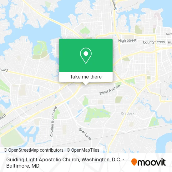 Guiding Light Apostolic Church map