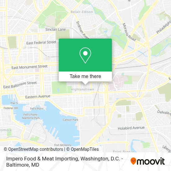 Impero Food & Meat Importing map