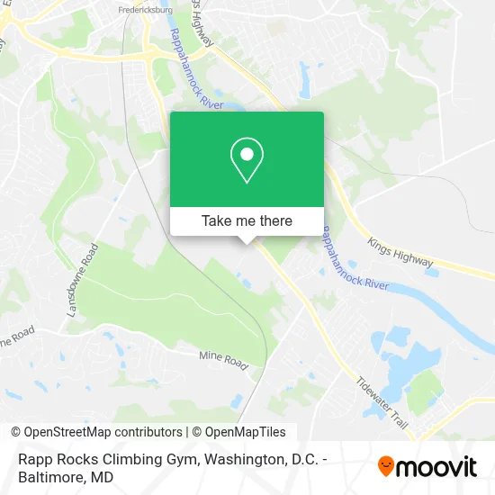 Rapp Rocks Climbing Gym map