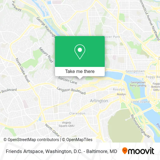 Friends Artspace map