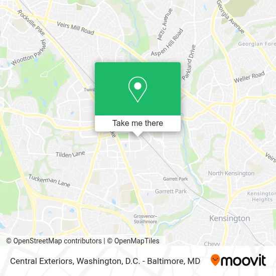 Central Exteriors map