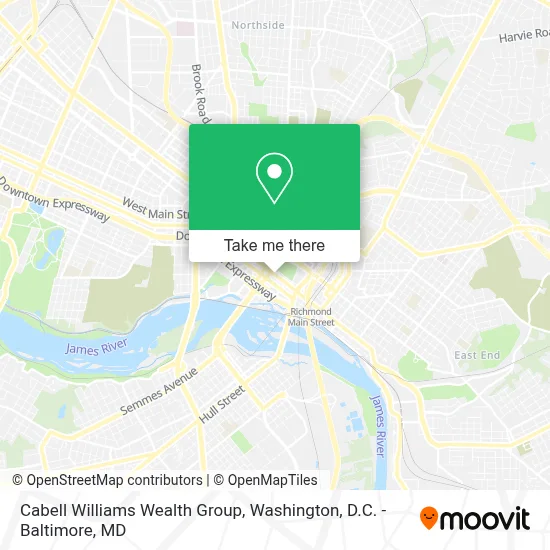 Cabell Williams Wealth Group map