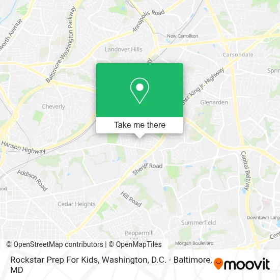 Rockstar Prep For Kids map