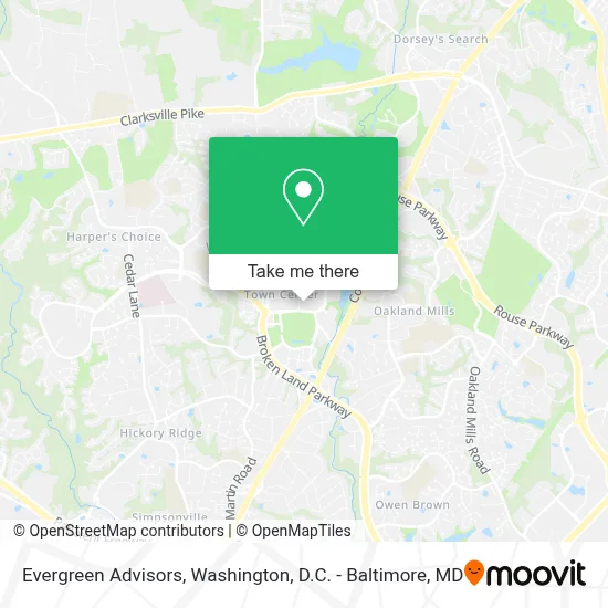 Evergreen Advisors map
