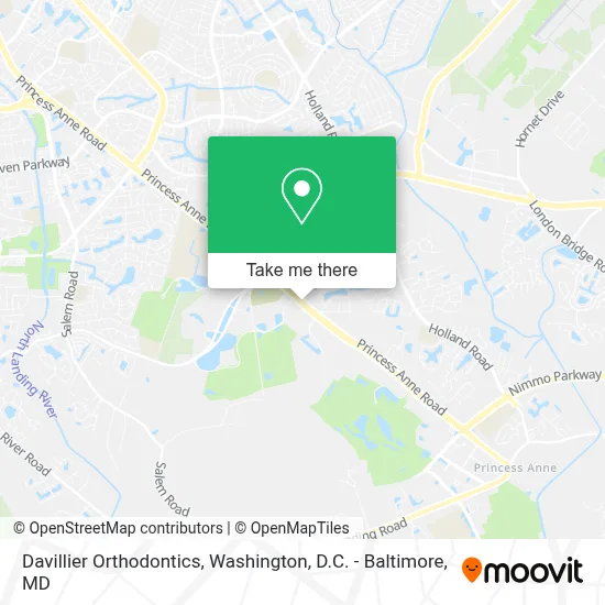 Davillier Orthodontics map