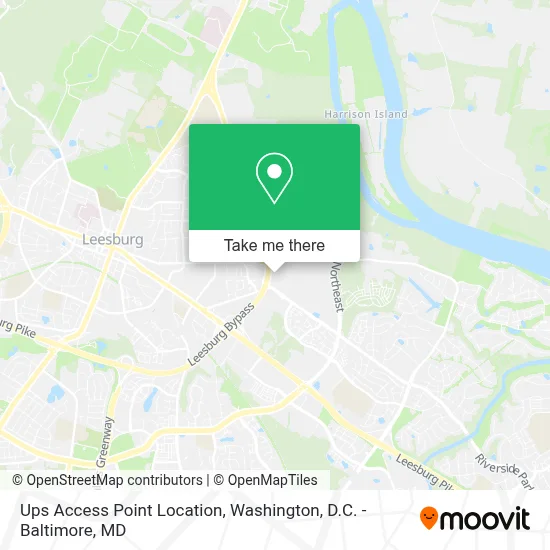 Ups Access Point Location map