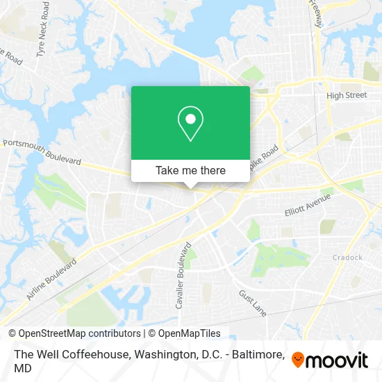 The Well Coffeehouse map