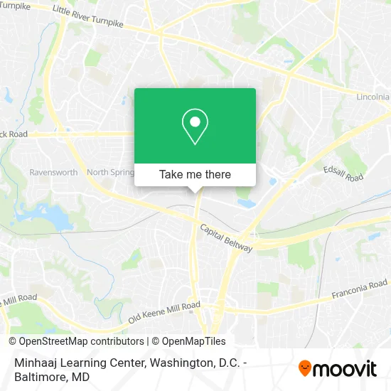 Minhaaj Learning Center map