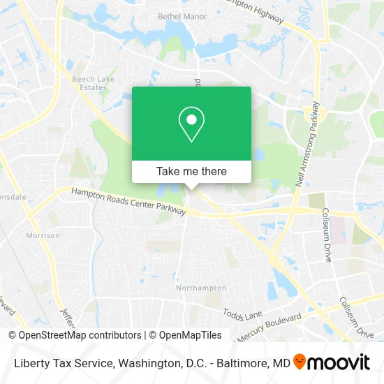Liberty Tax Service map