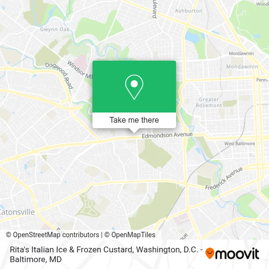Rita's Italian Ice & Frozen Custard map