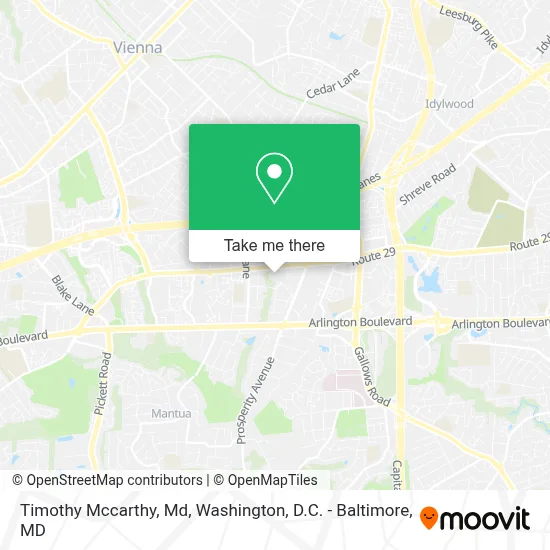 Timothy Mccarthy, Md map