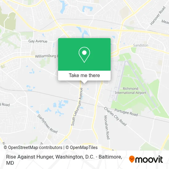 Rise Against Hunger map