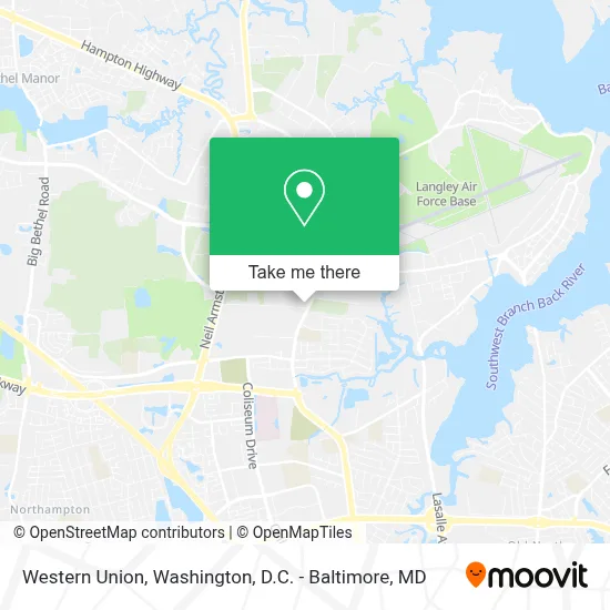 Western Union map