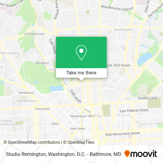 Studio Remington map