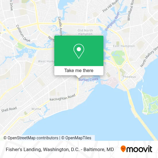 Fisher's Landing map