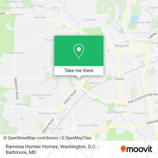 Ramona Homier Homes map