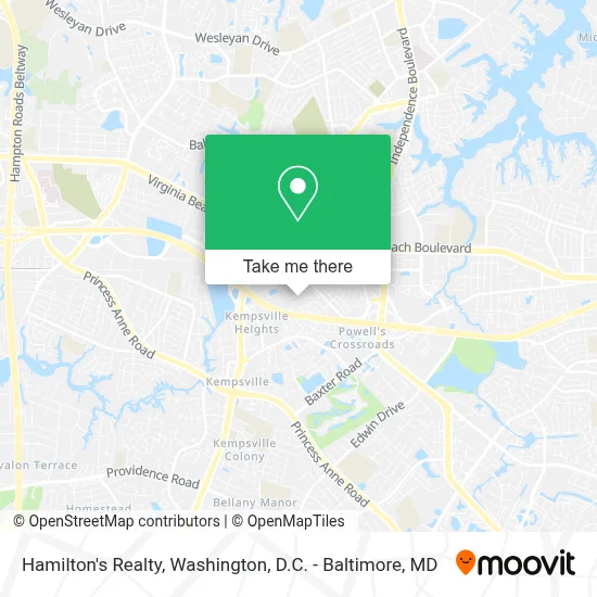 Hamilton's Realty map